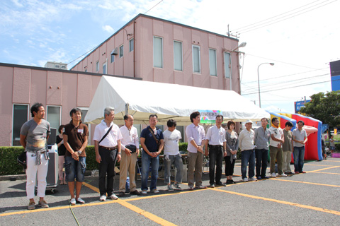 印刷団地祭りの実行員の方々